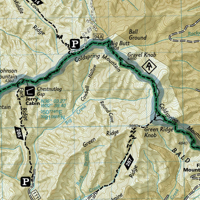 782 French Broad and Nolichucky Rivers [Cherokee and Pisgah National Forests] (east side) Preview 2