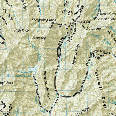 782 French Broad and Nolichucky Rivers [Cherokee and Pisgah National Forests] (east side) Preview 3