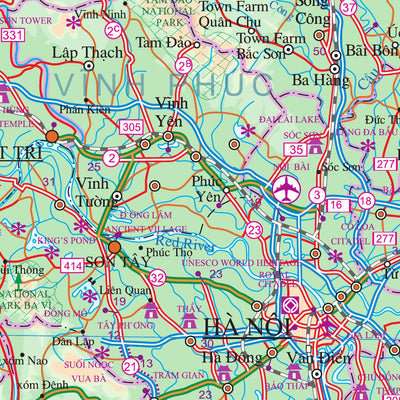 Vietnam North 1:900,000 - ITMB Preview 3