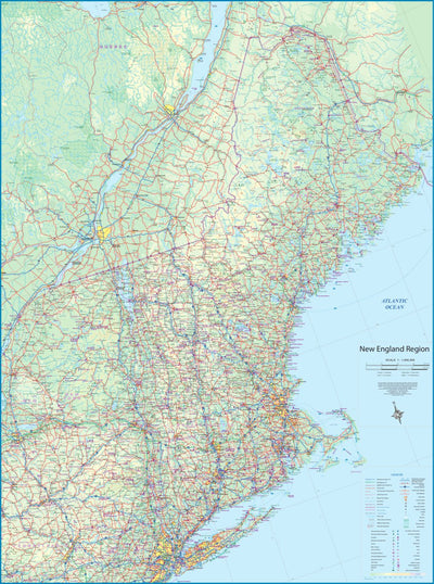 USA New England Region 1:1,000,000 - ITMB Preview 1