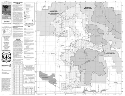 Gunnison NF - Paonia Ranger District - MVUM Preview 1