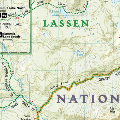 268 Lassen Volcanic National Park (main map) Preview 2