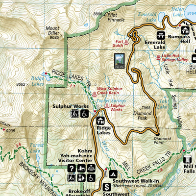 268 Lassen Volcanic National Park (main map) Preview 3