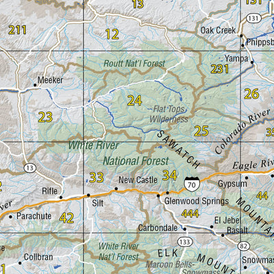 Colorado Big Game Hunting Map - Hunt Colorado Preview 3