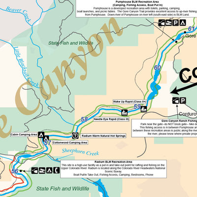 Colorado River Outdoor Map - Fish Colorado Preview 3