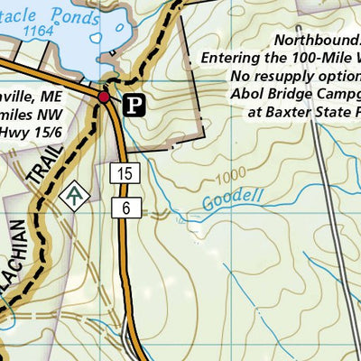 1513 AT Pleasant Pond to Katahdin (map 04) Preview 2