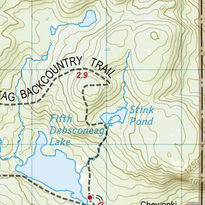 1513 AT Pleasant Pond to Katahdin (map 11) Preview 3