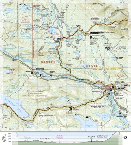 1513 AT Pleasant Pond to Katahdin (map 12) Preview 1