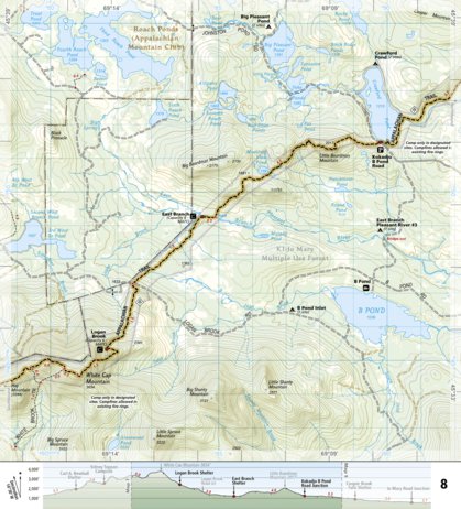 1513 AT Pleasant Pond to Katahdin (map 08) Preview 1