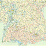 Southern Germany 1:415,000 - ITMB Preview 1