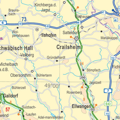 Southern Germany 1:415,000 - ITMB Preview 2