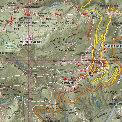 4LAND 184 Südtiroler Weinstrasse Trudner Horn Strada del Vino Monte Corno (south side) Preview 3