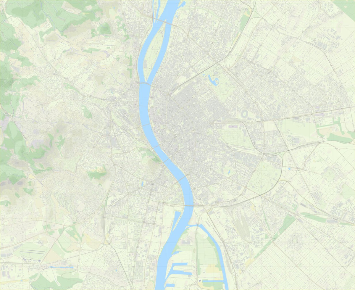 Budapest Tourist Street Map by Paul Johnson - Offline Maps | Avenza Maps