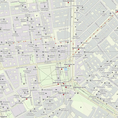 Budapest Tourist Street Map Preview 3