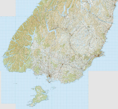 New Zealand 1:250K South Island (South) Preview 1
