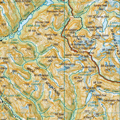 New Zealand 1:250K South Island (South) Preview 3