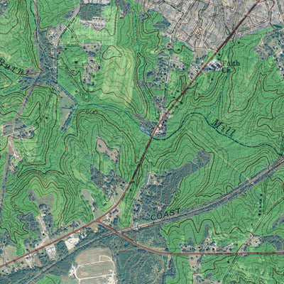 SC-LAURENS SOUTH: GeoChange 1970-2013 Preview 3