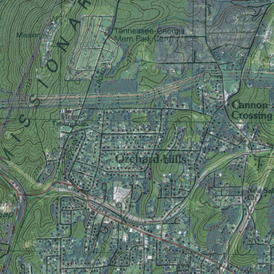 GA-TN-FORT OGLETHORPE: GeoChange 1975-2013 Preview 3