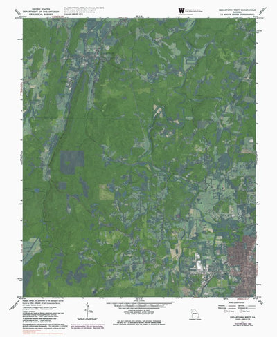 GA-CEDARTOWN WEST: GeoChange 1964-2013 Preview 1