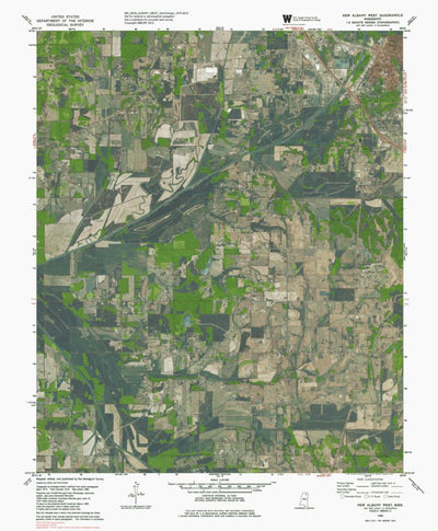 MS-NEW ALBANY WEST: GeoChange 1971-2012 Preview 1