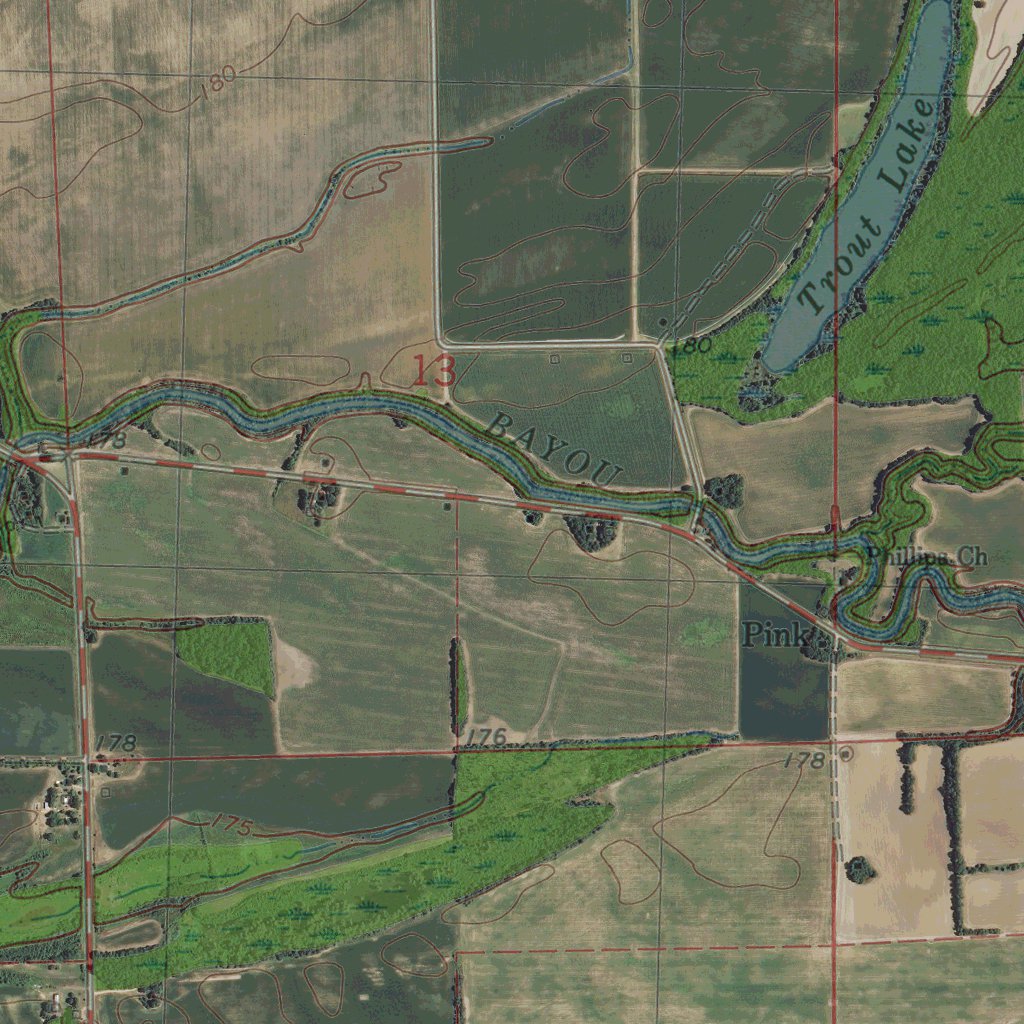 MS-WALNUT LAKE: GeoChange 1975-2012 Map by Western Michigan University ...