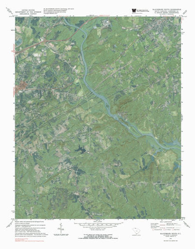 SC-BLACKSBURG SOUTH: GeoChange 1971-2013 Preview 1