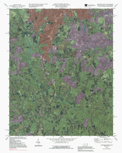 NC-SC-GASTONIA SOUTH: GeoChange 1973-2012 Preview 1