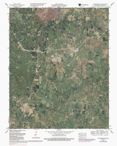 TN-LAWRENCEBURG: GeoChange 1964-2012 Preview 1