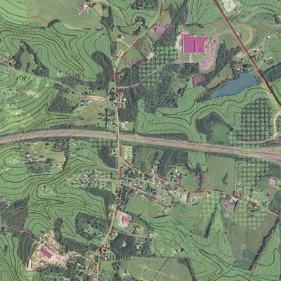 NC-RUTHERFORDTON SOUTH: GeoChange 1963-2012 Preview 2