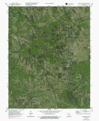 MO-HIGHLANDVILLE: GeoChange 1952-2014 Preview 1