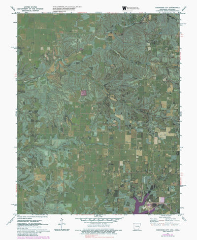 AR-OK-CHEROKEE CITY: GeoChange 1970-2013 Preview 1