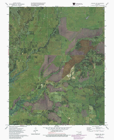 OK-CHELSEA NW: GeoChange 1971-2013 Preview 1