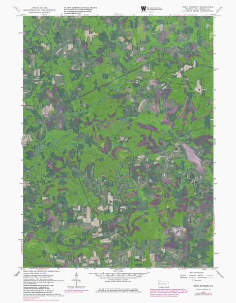 PA-WEST SUNBURY: GeoChange 1962-2013 Preview 1