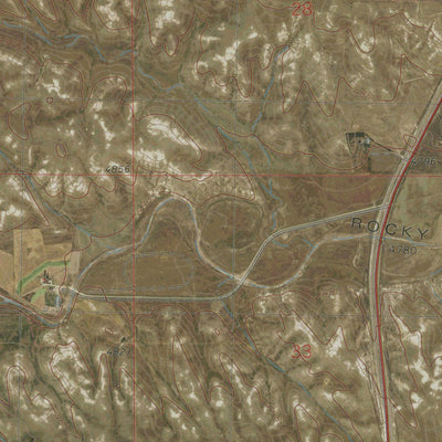 NE-BENNETT RESERVOIR NW: GeoChange 1973-2014 Preview 3