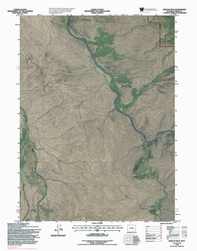 WY-BARCUS PEAK: GeoChange 1958-2012 Preview 1