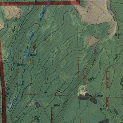 WY-WHITE ROCK CANYON: GeoChange 1952-2012 Preview 2