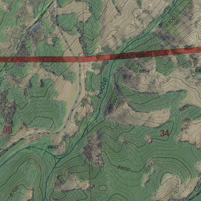 WY-WHITE ROCK CANYON: GeoChange 1952-2012 Preview 3