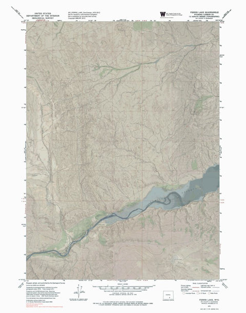 WY-FERRIS LAKE: GeoChange 1970-2012 Preview 1