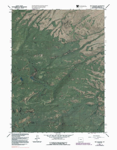 WY-RED MOUNTAIN: GeoChange 1953-2012 Preview 1