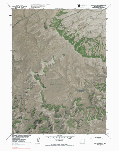 WY-PINE GROVE RANCH: GeoChange 1957-2012 Preview 1