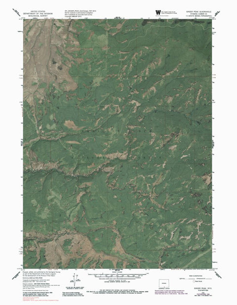 WY-SINGER PEAK: GeoChange 1957-2012 Preview 1