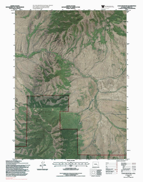 WY-COAD MOUNTAIN: GeoChange 1958-2012 Preview 1