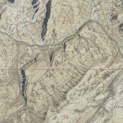 WY-SAND BUTTE RIM NW: GeoChange 1975-2012 Preview 3