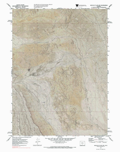 WY-MEXICAN FLATS NW: GeoChange 1968-2012 Preview 1