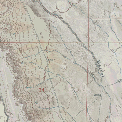 WY-MEXICAN FLATS NW: GeoChange 1968-2012 Preview 3