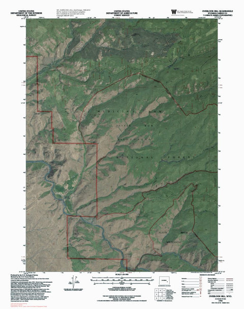 WY-OVERLOOK HILL: GeoChange 1958-2012 Preview 1
