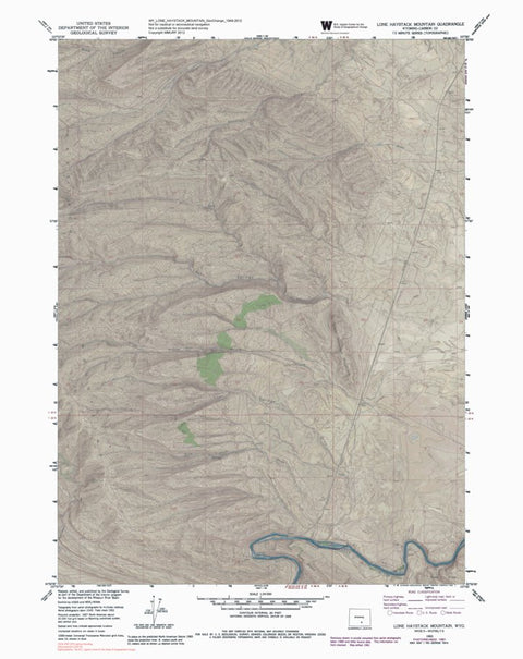 WY-LONE HAYSTACK MOUNTAIN: GeoChange 1949-2012 Preview 1