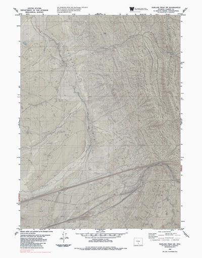 WY-RAWLINS PEAK SW: GeoChange 1975-2012 Preview 1