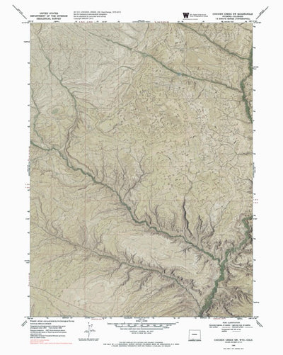 WY-CO-CHICKEN CREEK SW: GeoChange 1975-2012 Preview 1