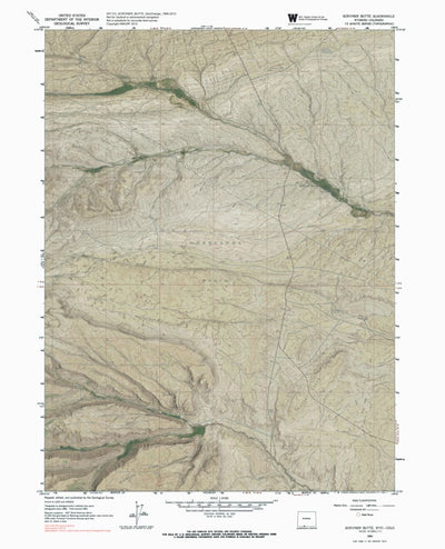 WY-CO-SCRIVNER BUTTE: GeoChange 1968-2012 Preview 1